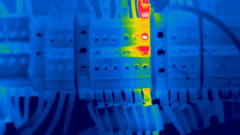 Thermographie de borniers électriques